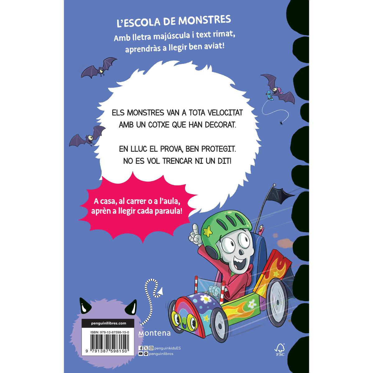 Aprendre a llegir a l'Escola de Monstres 21 - Esquelètic però frenètic: Amb lletra MAJÚSCULA (llibres per a nens a partir de 5 anys) (Capa mole) 2