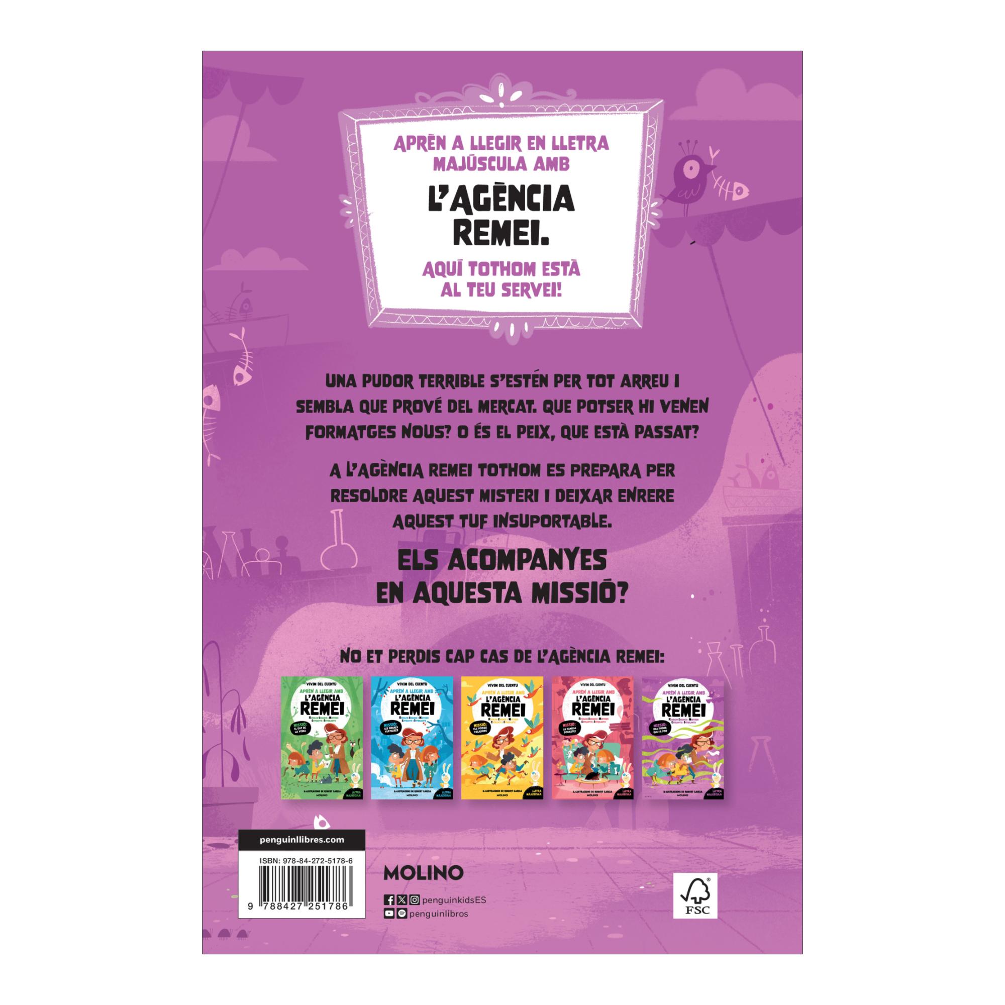 Missió: una pudor que fa por (Aprèn a llegir amb l'Agència REMEI 5): Amb lletra MAJÚSCULA (llibres per a nens a partir de 5 i 6 anys) (Capa mole) 2