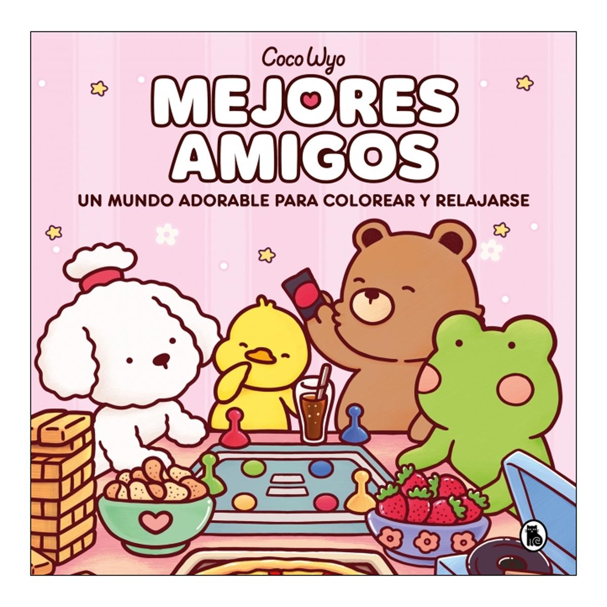 Imagen 0 de Mejores amigos: Un mundo adorable para colorear y relajarse  (Tapa blanda)