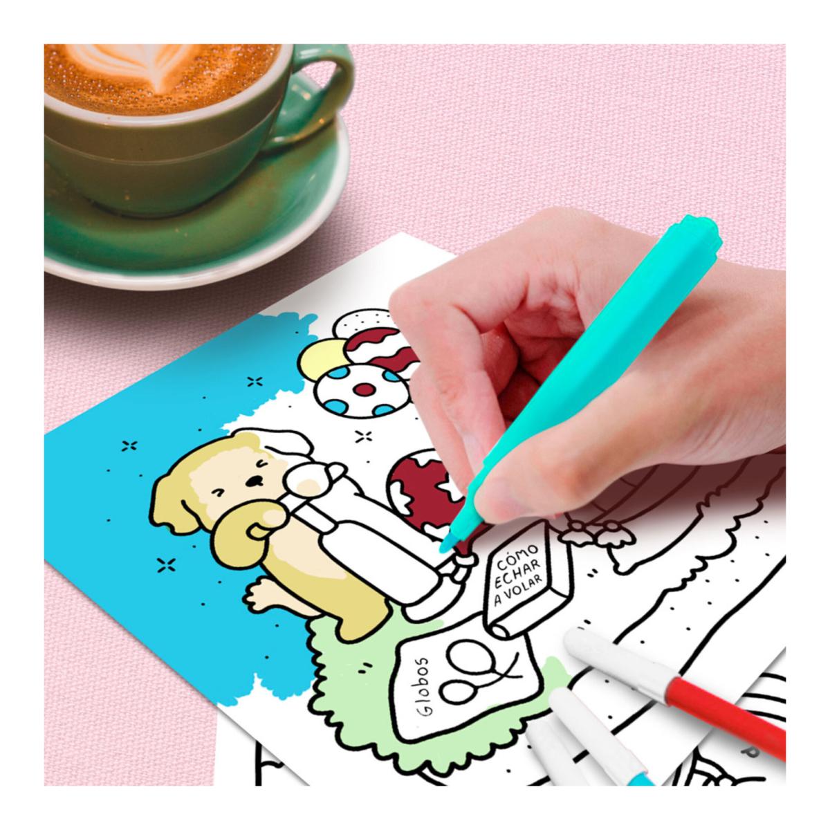 Mejores amigos: Un mundo adorable para colorear y relajarse (Capa mole) 3