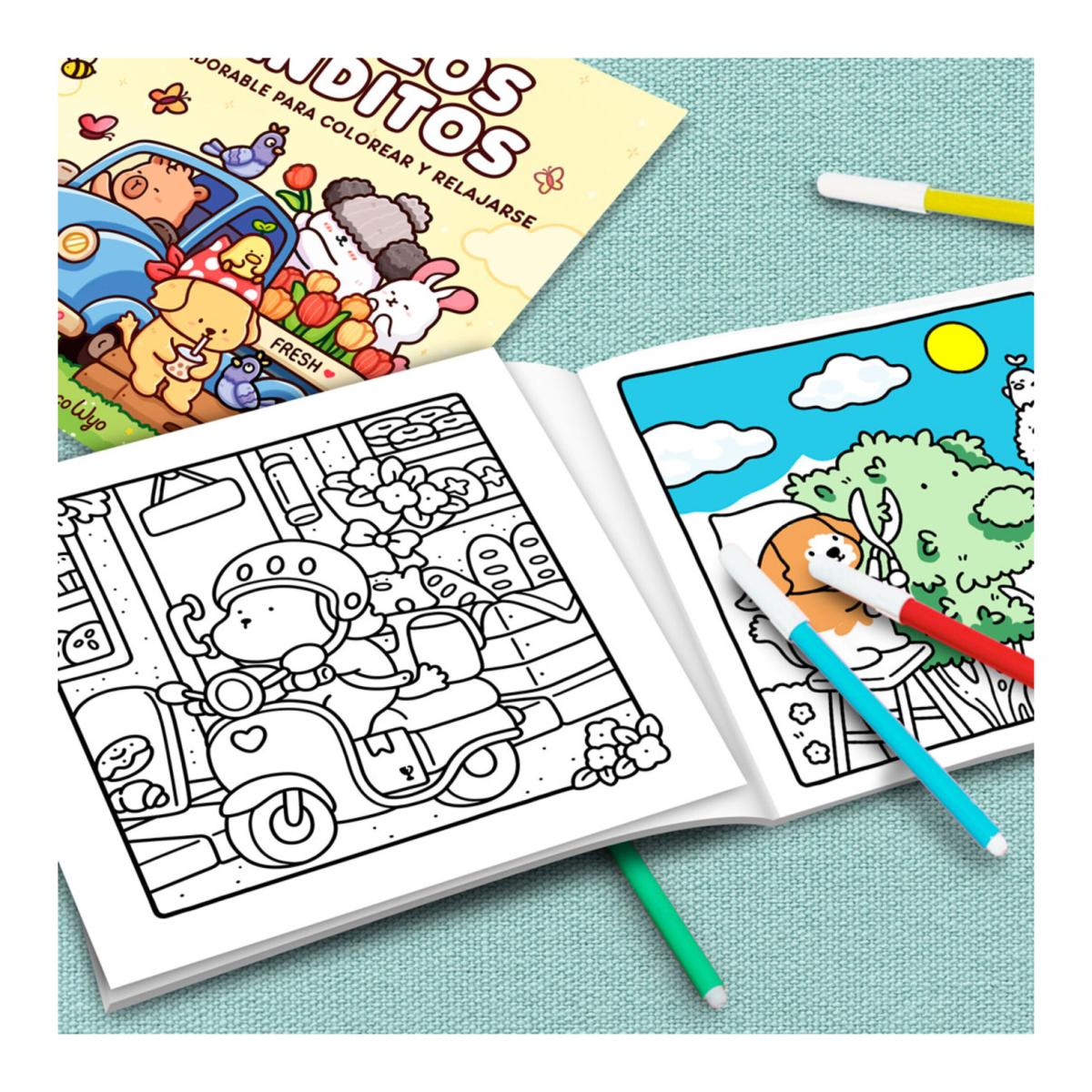 Mejores amigos: Un mundo adorable para colorear y relajarse (Capa mole) 5