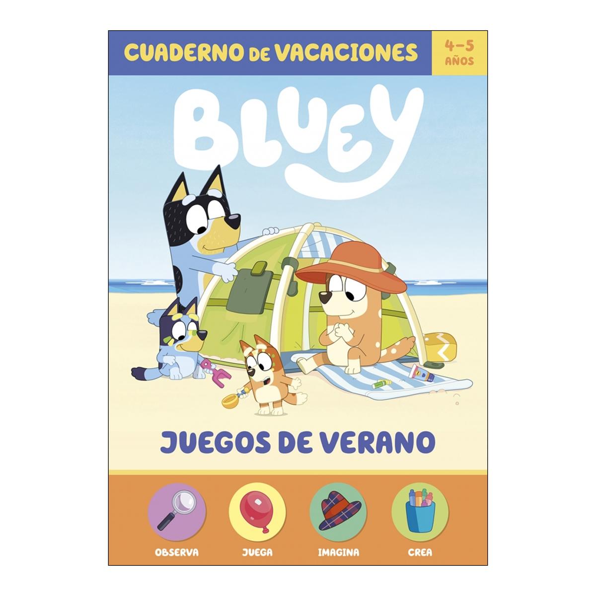 Imagem 0 de Bluey. Cuaderno de vacaciones - Juegos de verano (4-5 años): Observa · Juega · Imagina · Crea (Capa mole)