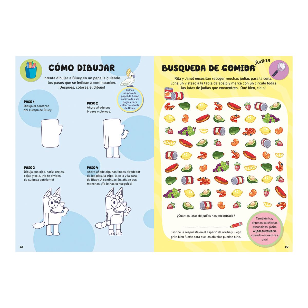 Bluey. Cuaderno de vacaciones - Juegos de verano (4-5 años): Observa · Juega · Imagina · Crea (Capa mole) 2