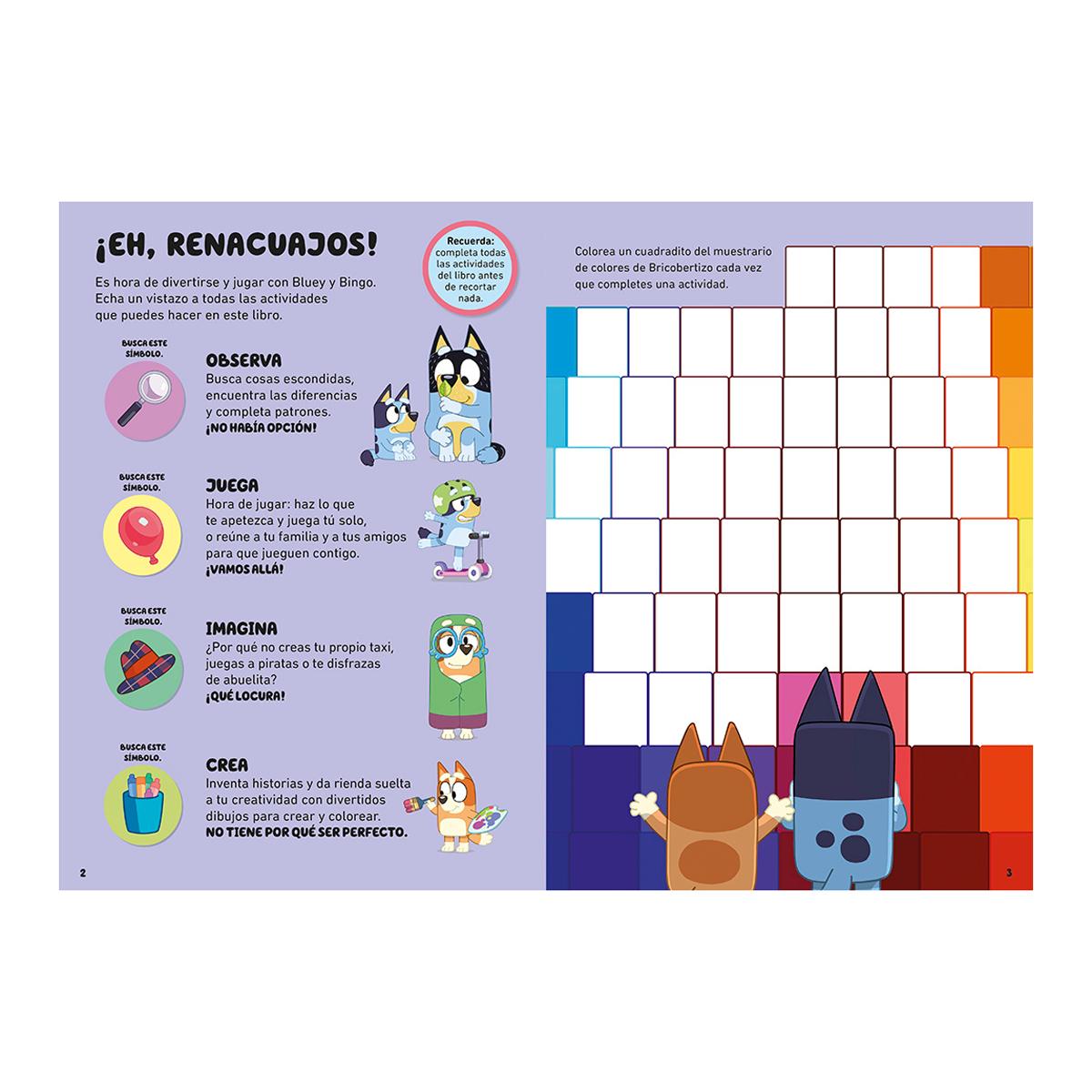 Bluey. Cuaderno de vacaciones - Juegos de verano (4-5 años): Observa · Juega · Imagina · Crea (Capa mole) 4