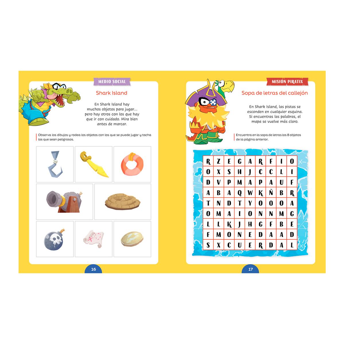 Piratix. Cuaderno de vacaciones - 5-6 años: Actividades para el verano con los Piratix más Piratix de todos los océanos (Capa mole) 3