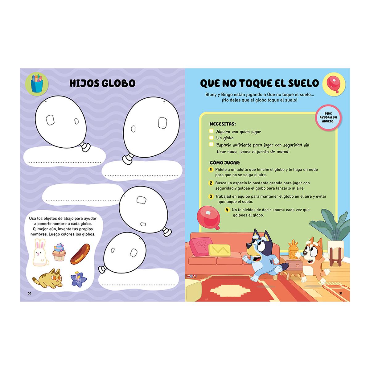 Bluey. Cuaderno de vacaciones - ¡Bien, a jugar! (5-6 años): Observa · Juega · Imagina · Crea (Capa mole) 3