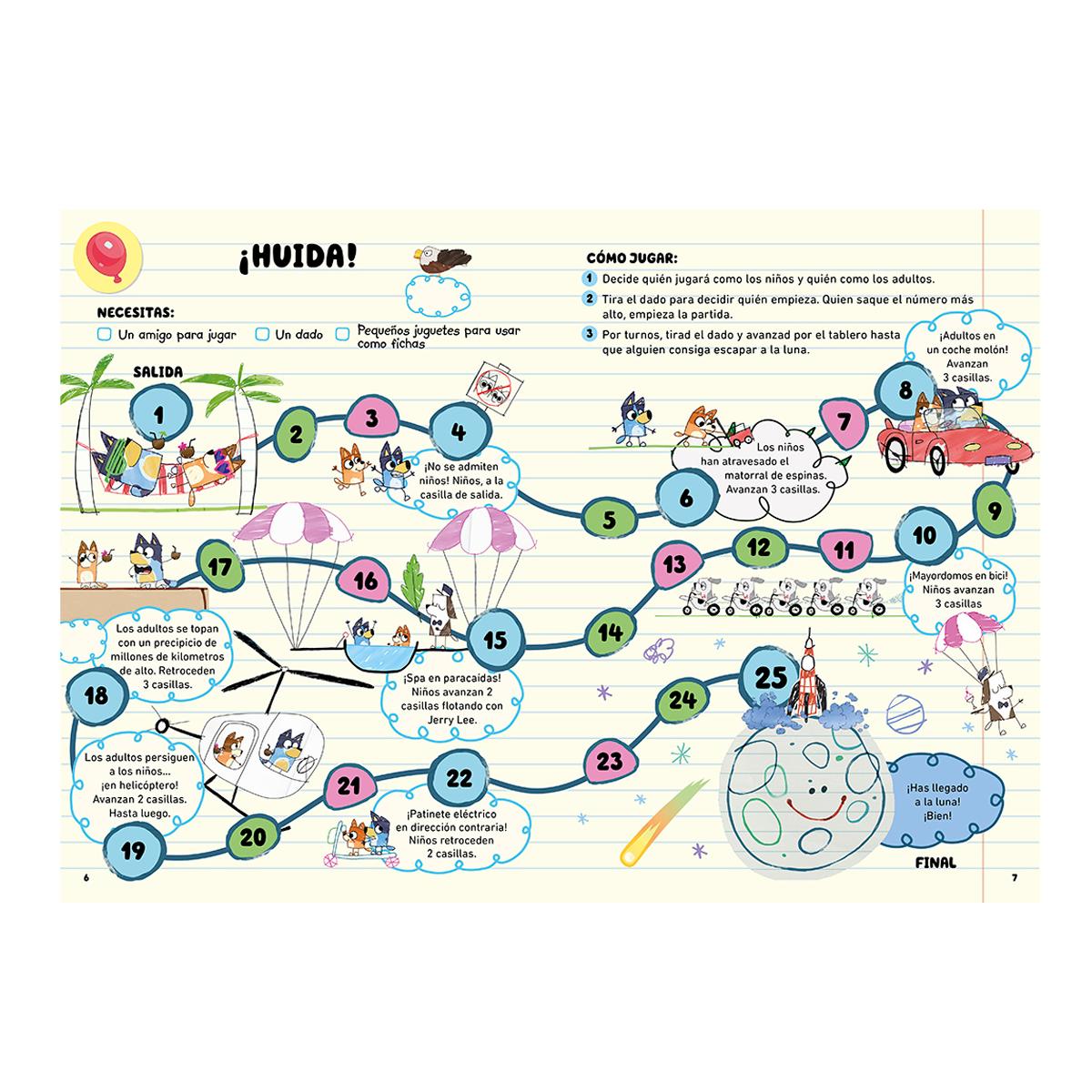 Bluey. Cuaderno de vacaciones - ¡Bien, a jugar! (5-6 años): Observa · Juega · Imagina · Crea (Capa mole) 5