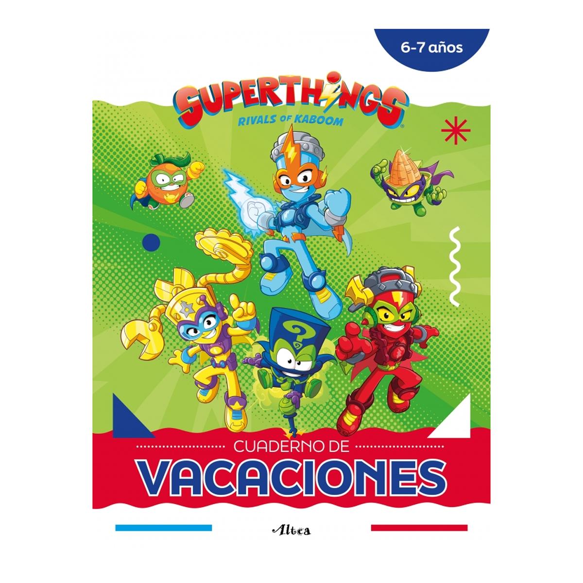 Imagem 0 de Superthings. Cuaderno de vacaciones - 6-7 años: Retos, desafíos y divertidas aventuras para el verano con los Superthings (Capa mole)