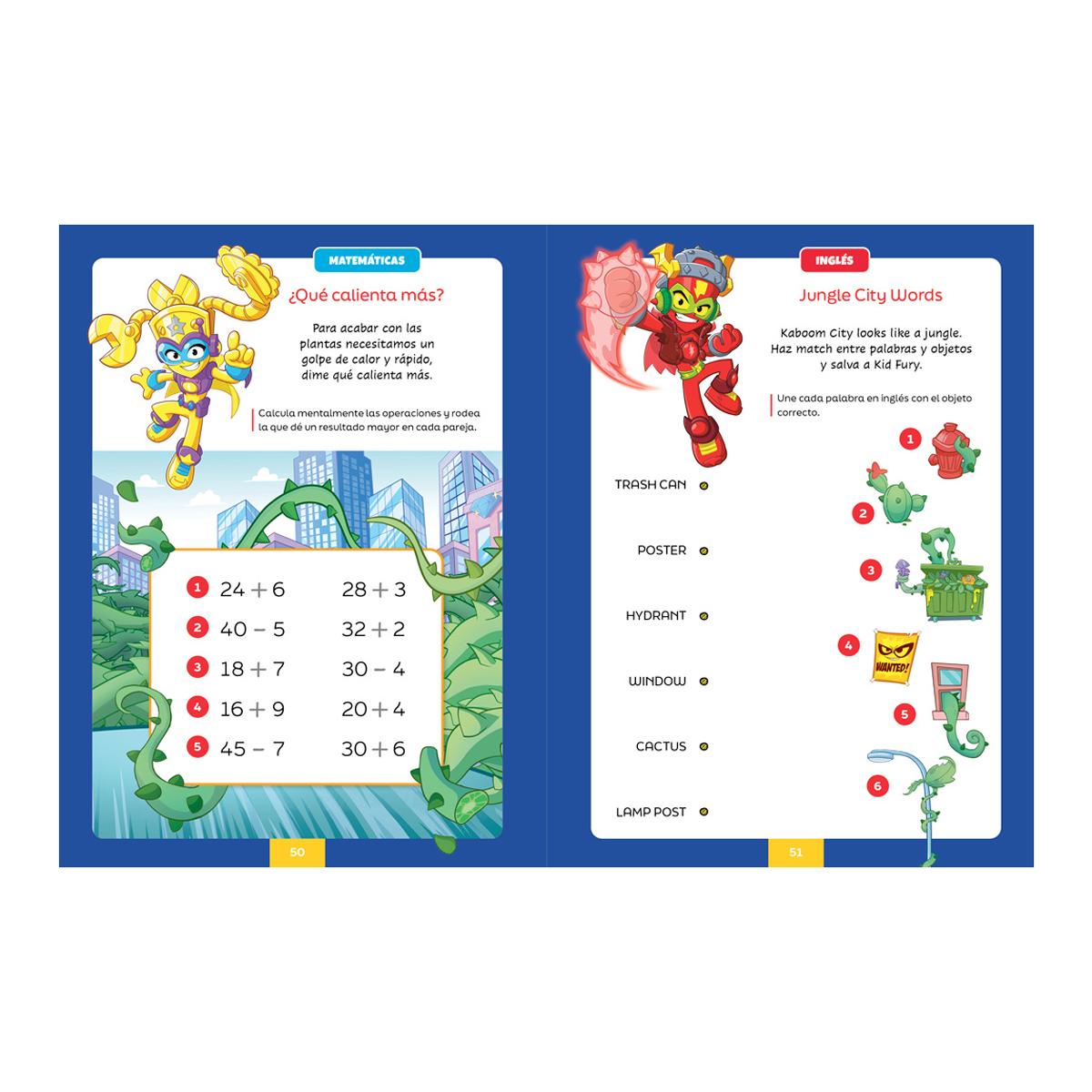 Superthings. Cuaderno de vacaciones - 6-7 años: Retos, desafíos y divertidas aventuras para el verano con los Superthings (Tapa blanda) 3
