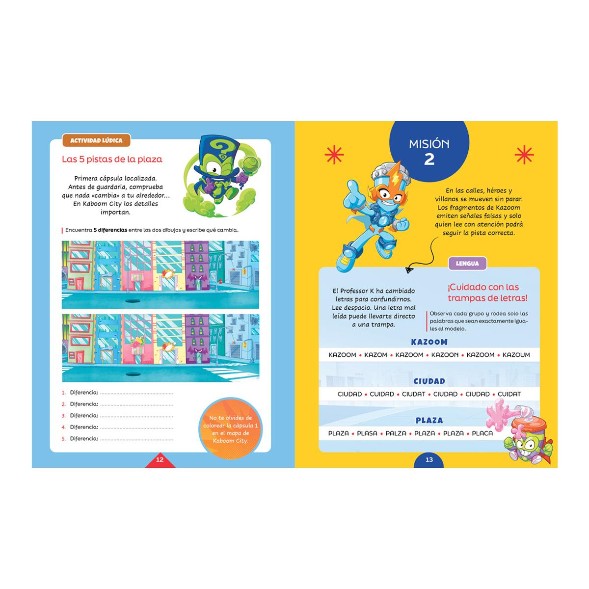Superthings. Cuaderno de vacaciones - 6-7 años: Retos, desafíos y divertidas aventuras para el verano con los Superthings (Tapa blanda) 4