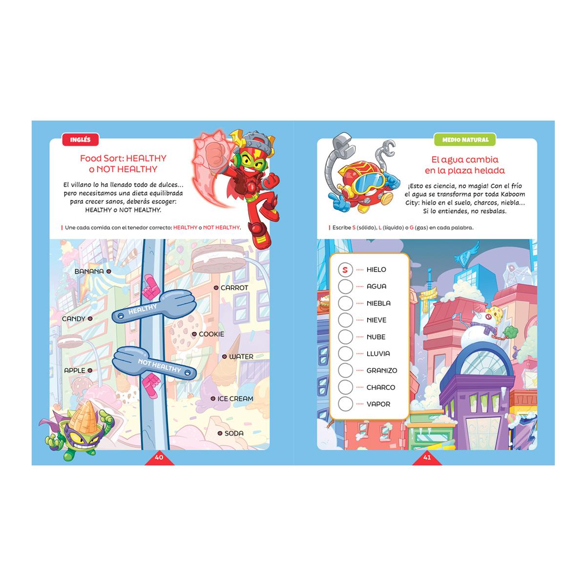 Superthings. Cuaderno de vacaciones - 6-7 años: Retos, desafíos y divertidas aventuras para el verano con los Superthings (Tapa blanda) 5