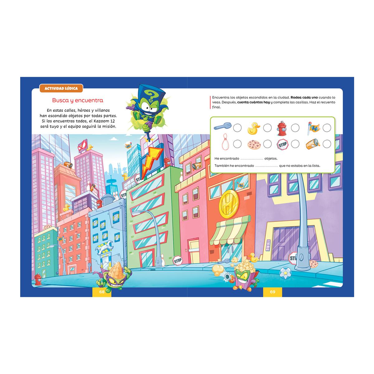 Superthings. Cuaderno de vacaciones - 6-7 años: Retos, desafíos y divertidas aventuras para el verano con los Superthings (Tapa blanda) 6