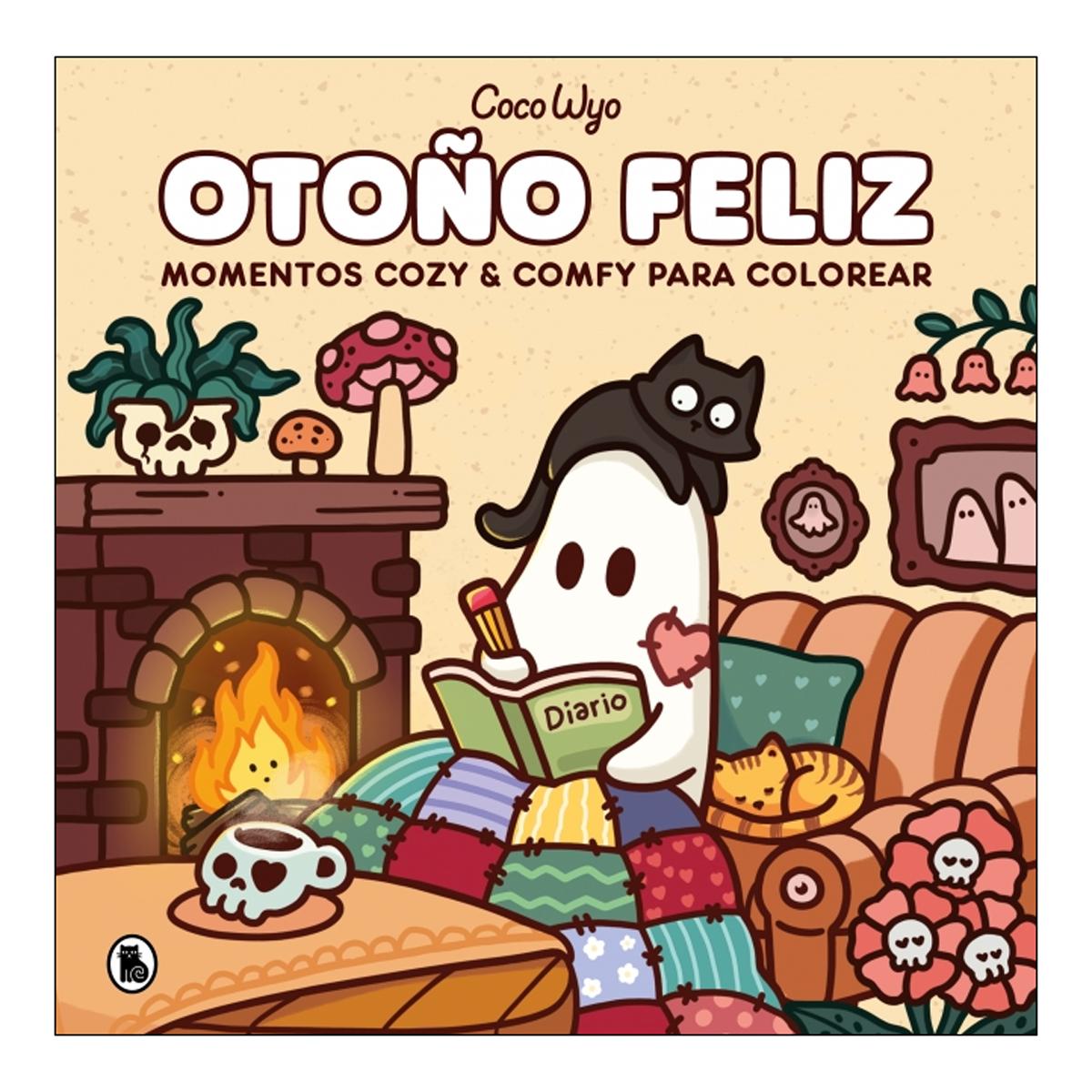 Imagem 0 de Otoño feliz: Un mundo cozy y adorable para colorear y relajarse  (Capa Mole)