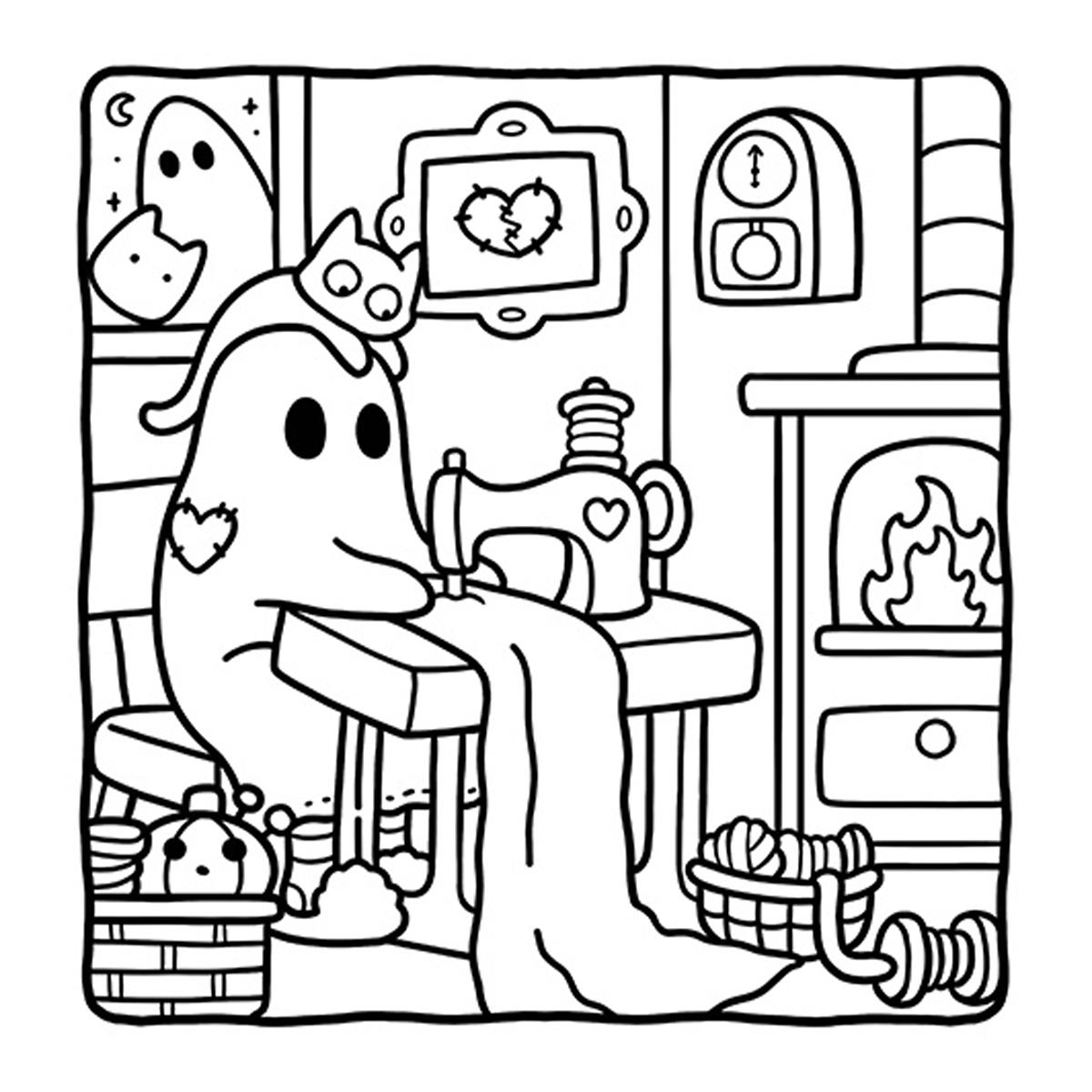 Otoño feliz: Un mundo cozy y adorable para colorear y relajarse  (Capa Mole) 5