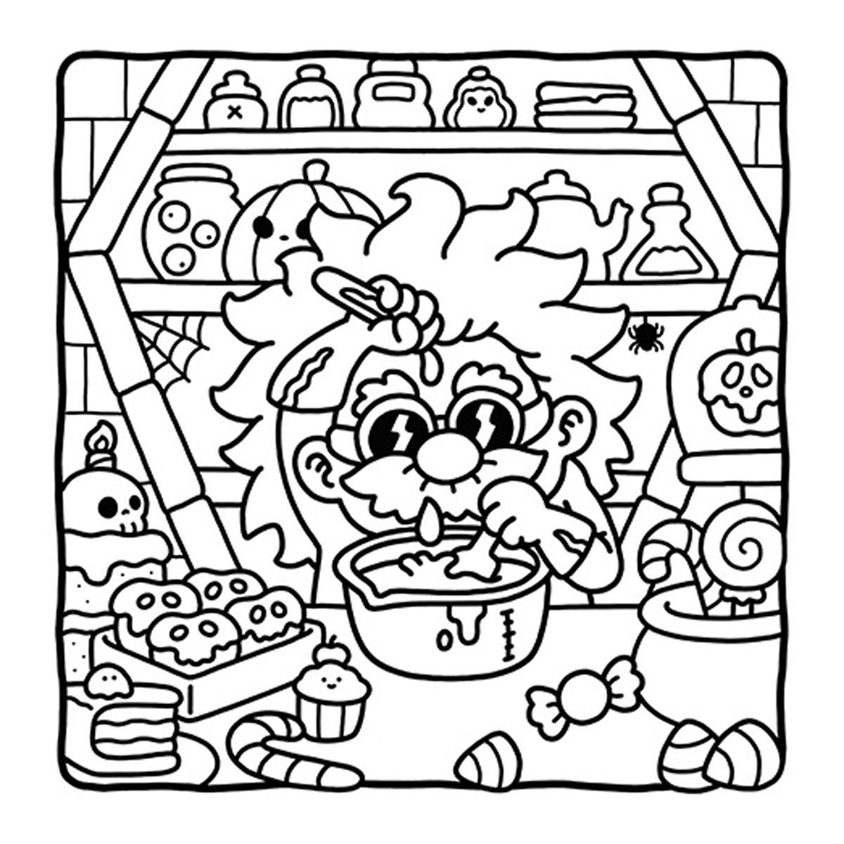 Otoño feliz: Un mundo cozy y adorable para colorear y relajarse  (Capa Mole) 6