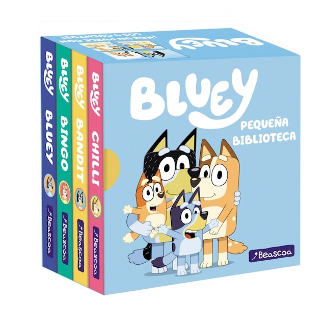 Imagen 0 de Bluey. Libro juguete - Pequeña biblioteca (edición en español) (Tapa dura)
