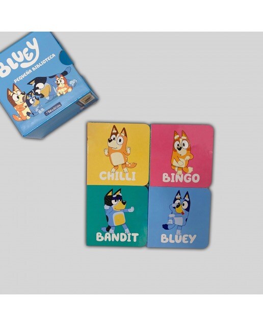 Bluey. Libro juguete - Pequeña biblioteca (edición en español) (Tapa dura) 2