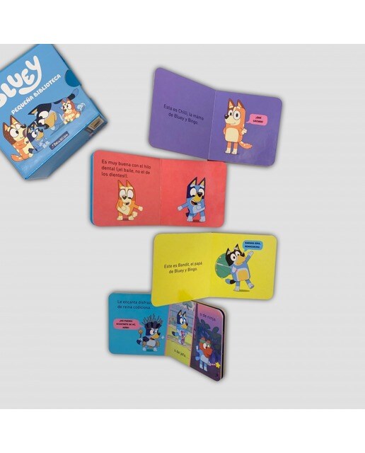 Bluey. Libro juguete - Pequeña biblioteca (edición en español) (Tapa dura) 3