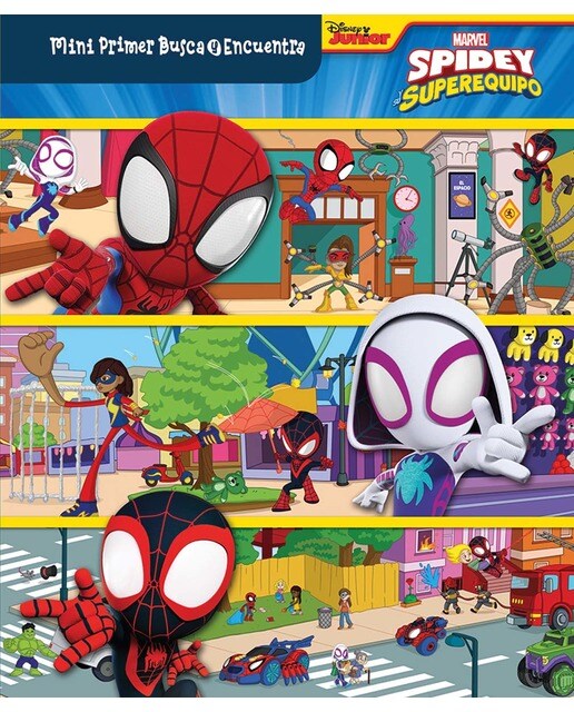 MINI MI PRIMER BUSCA Y ENCUENTRA SPIDEY Y SU SUPER EQUIPO MM1LF 1