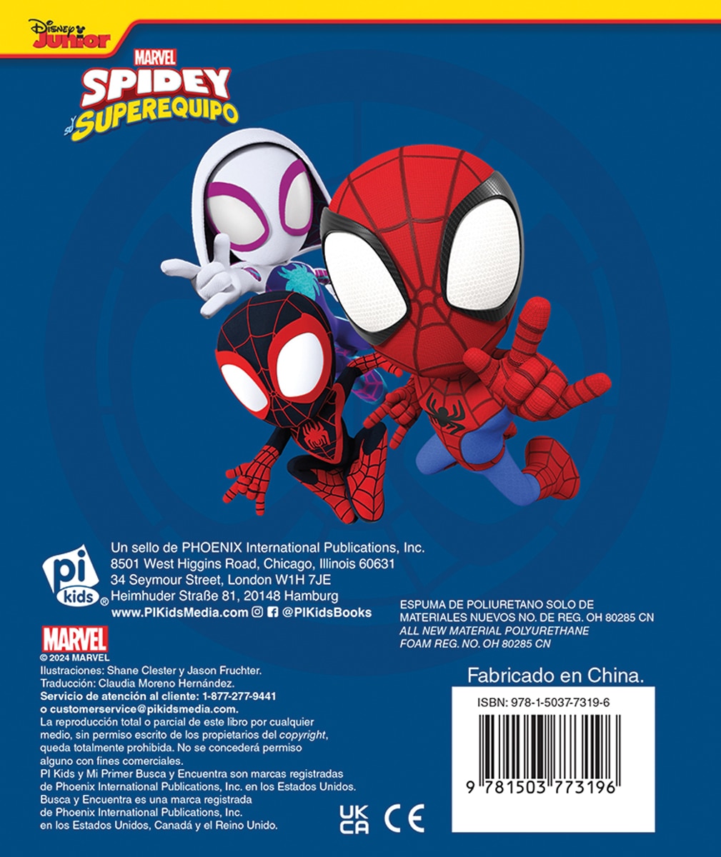 MINI MI PRIMER BUSCA Y ENCUENTRA SPIDEY Y SU SUPER EQUIPO MM1LF 2