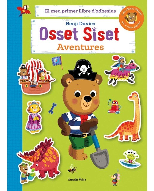 Osset Siset. El meu primer llibre d'adhesius. Aventures 1