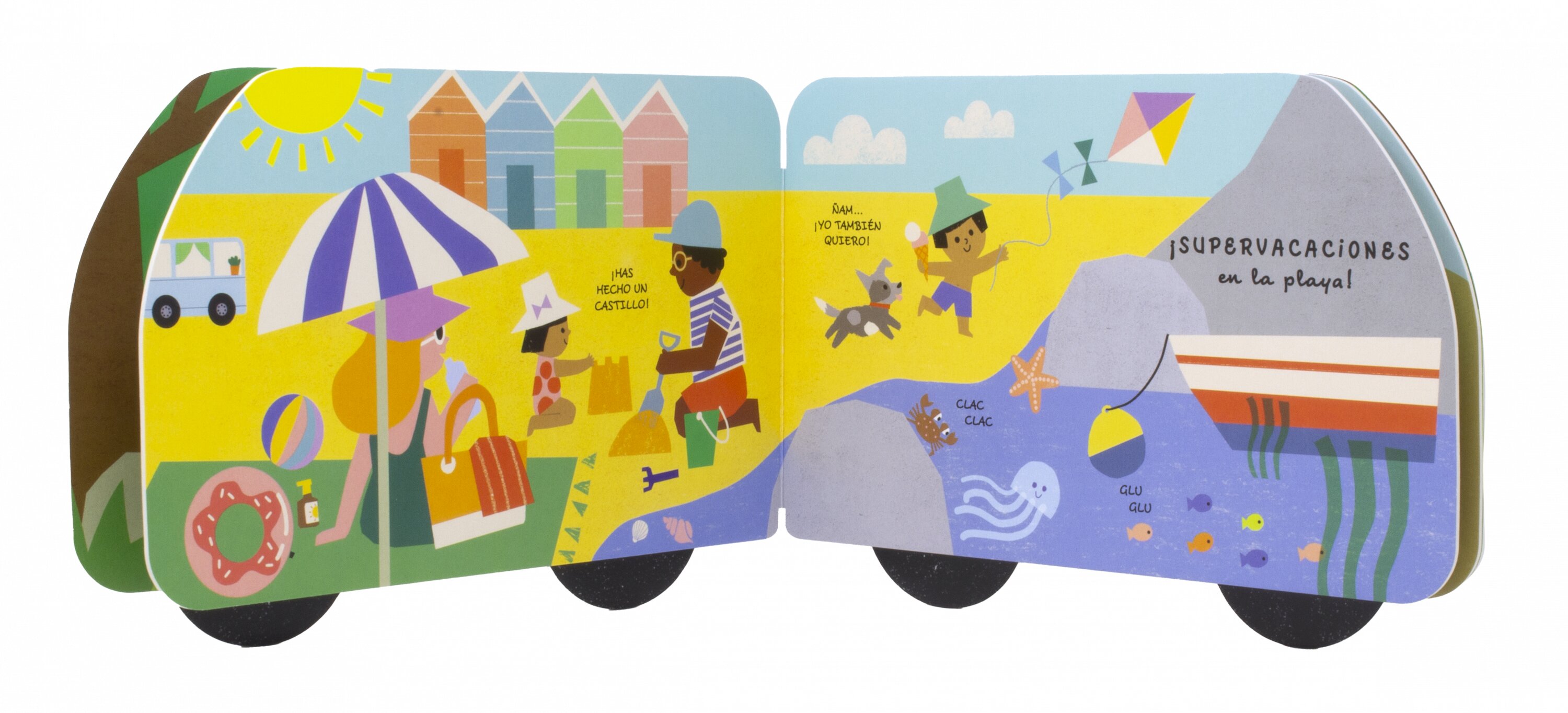 ¡Supervacaciones!: Libro con ruedas 2
