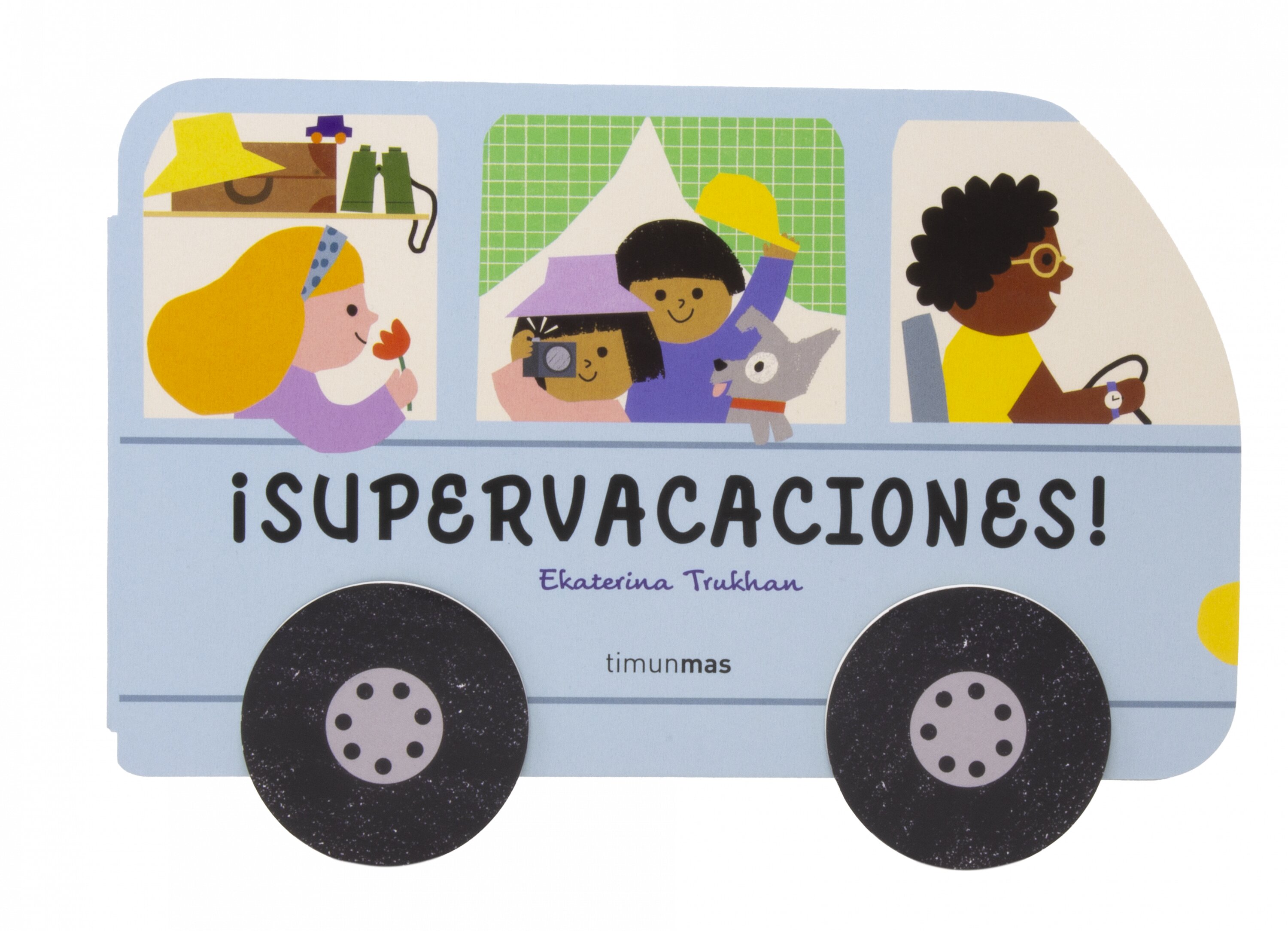 ¡Supervacaciones!: Libro con ruedas 4