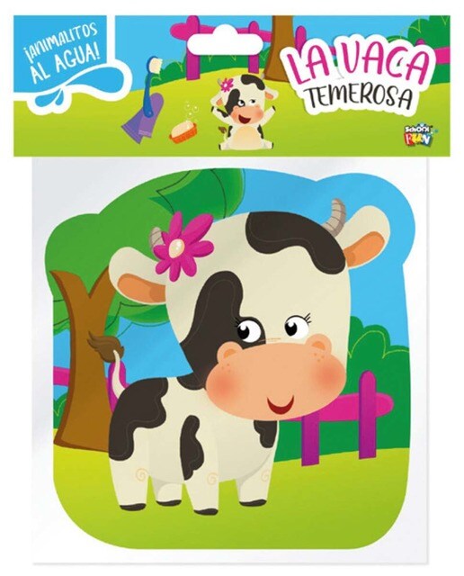 La vaca temerosa - animalitos al agua 1