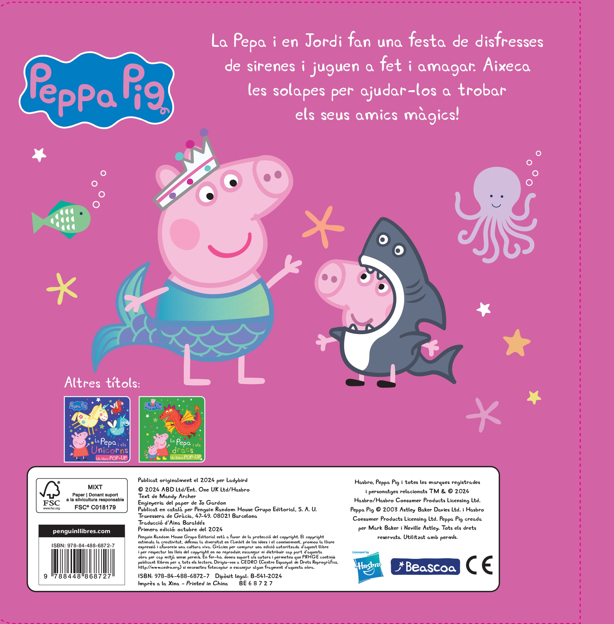 Peppa Pig. Llibre Pop-Up - La Pepa i les sirenes (Capa dura) 2