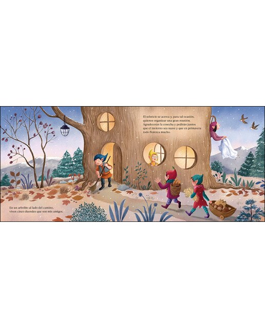 La gran fiesta del invierno (Cuentos Waldorf con rimas): Un cuento Waldorf con rimas (Capa dura) 4