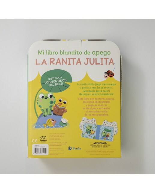 Mi libro blandito de apego. La ranita Julita 3