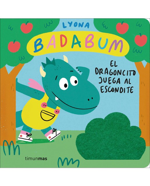 BADABUM. El dragoncito juega al escondite. Libro con solapas de tela 1