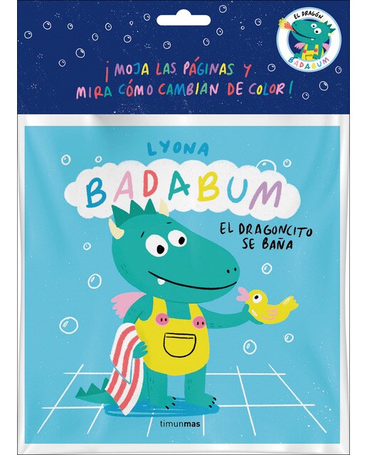 Imagem 0 de BADABUM. El dragoncito se baña. Libro de baño mágico: ¡Moja las páginas y mira cómo cambian de color!
