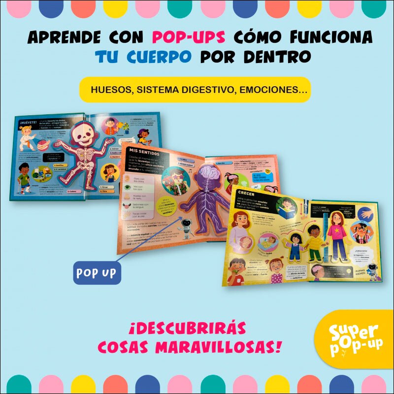Súper Pop-ups - Así es mi cuerpo: Descubre un mundo en cada página 9