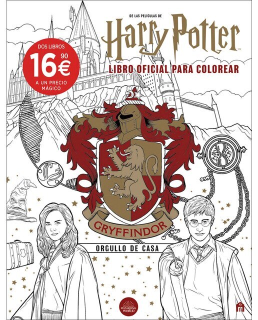 Pack Casas de Hogwarts para colorear (Capa mole) 1