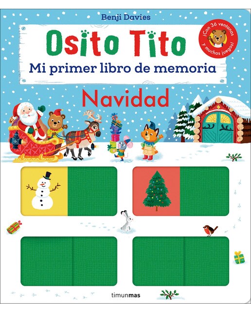 Osito Tito. Mi primer libro de memoria. Navidad 1