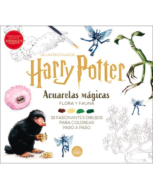 Harry potter.Acuarelas mágicas: flora y fauna 1