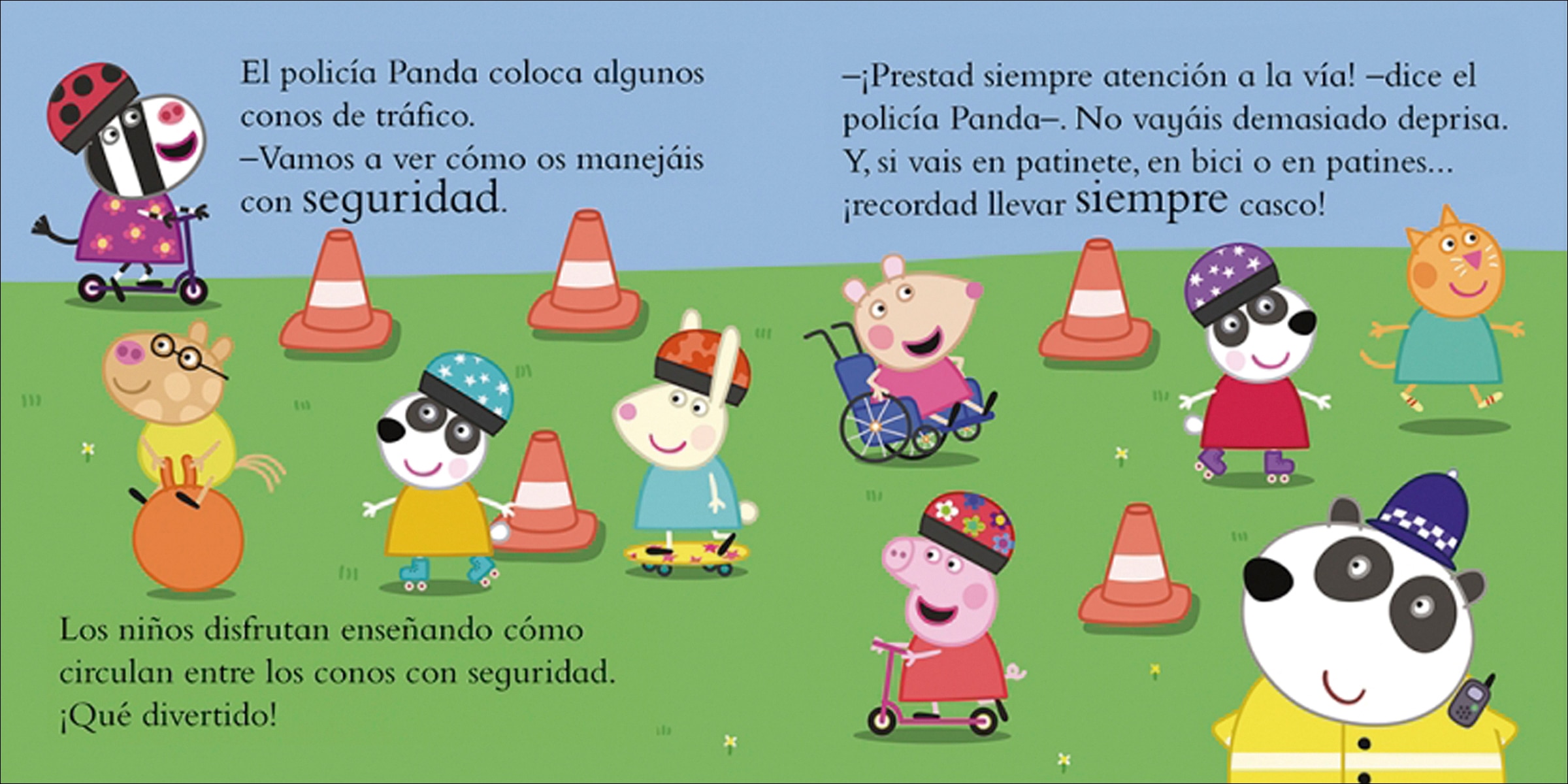 Peppa Pig. Libro de cartón - Peppa va en patinete 4