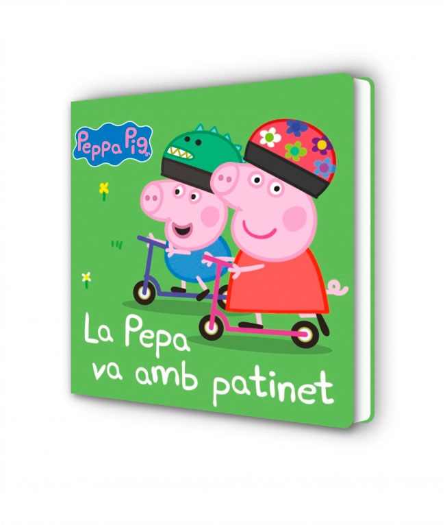Imagem 0 de Peppa Pig. Llibre de cartró - Pepa va amb patinet, La