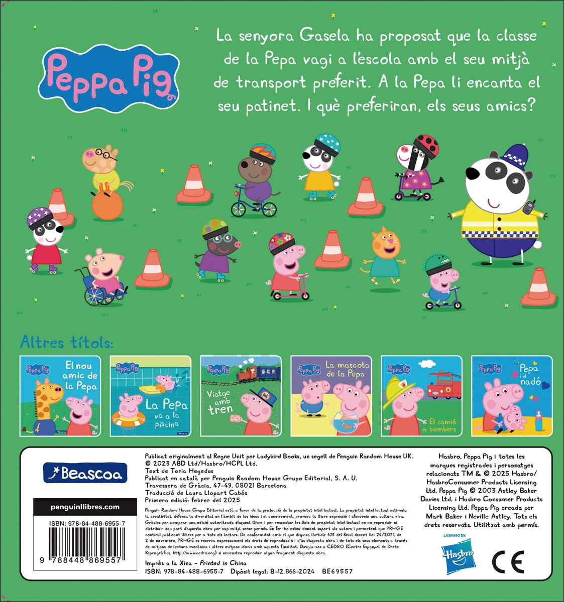 Peppa Pig. Llibre de cartró - Pepa va amb patinet, La 2