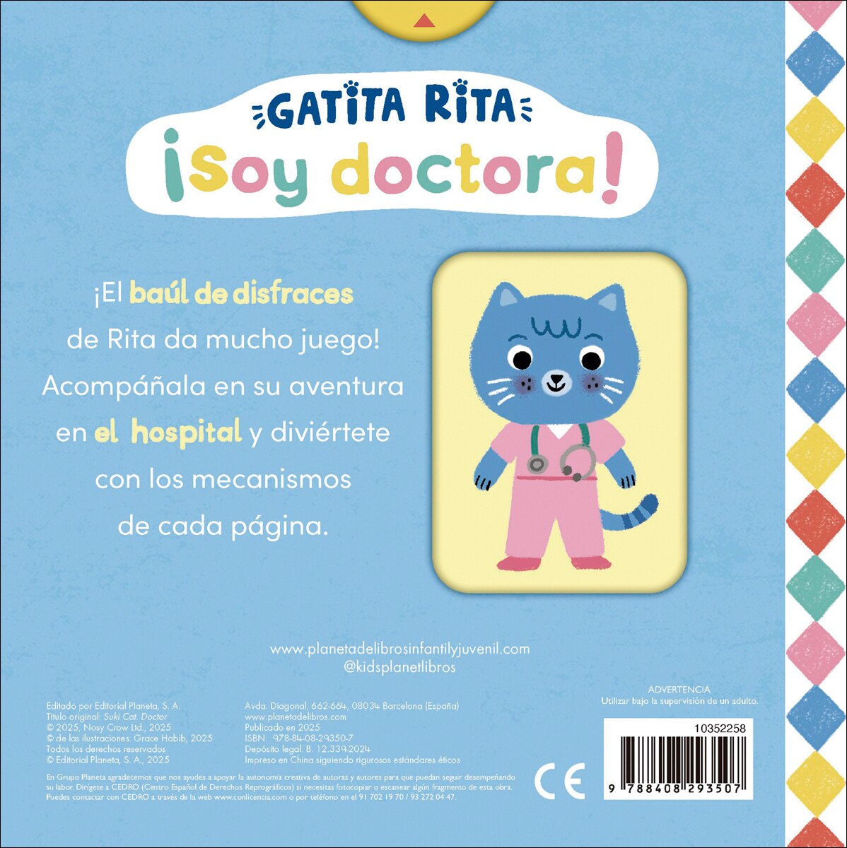 Gatita Rita. ¡Soy doctora!: Un cuento animado con pestañas para estirar 2