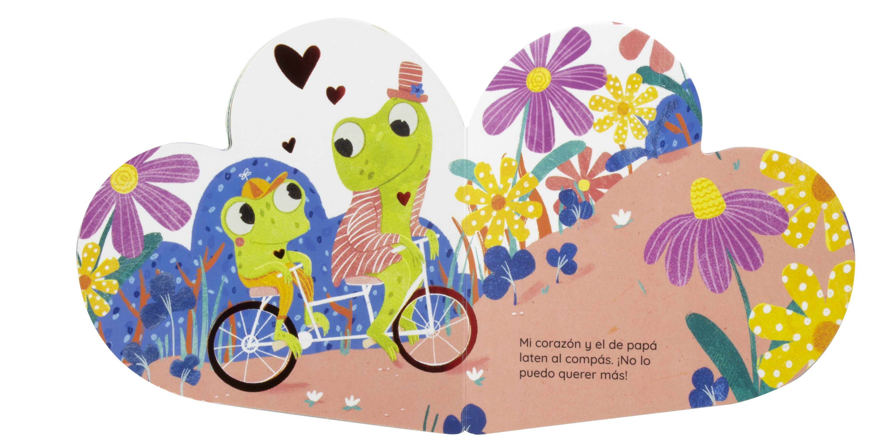 Mi papá. Libro de cartón en forma de corazón 2