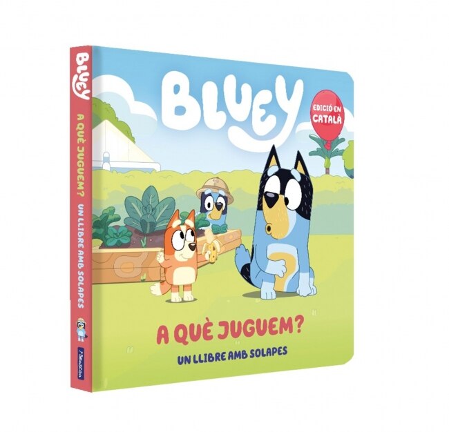 Bluey. Llibre de cartró amb solapes - A què juguem? 1