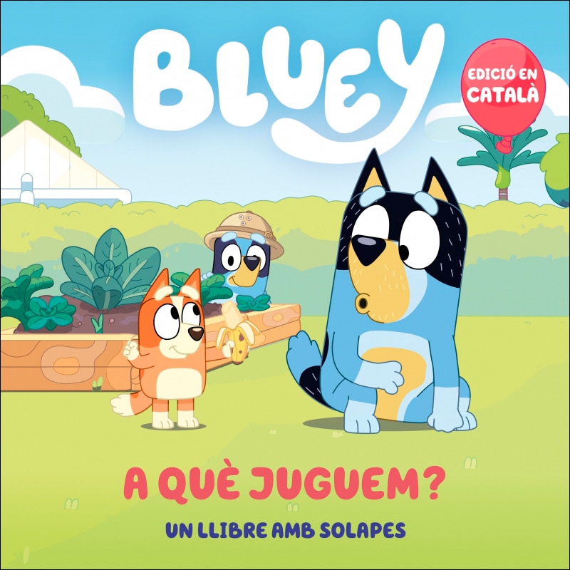 Bluey. Llibre de cartró amb solapes - A què juguem? 3