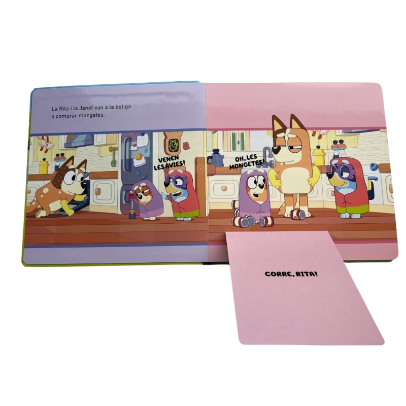 Bluey. Llibre de cartró amb solapes - A què juguem? 5
