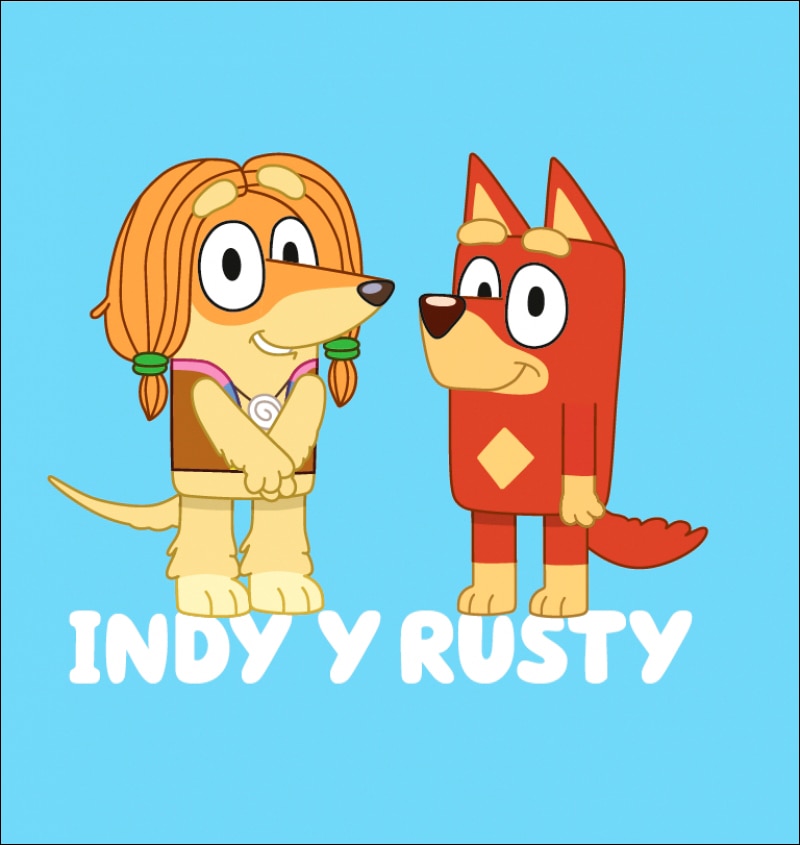 Bluey. Libro juguete - Bluey y sus amigos. Pequeña biblioteca (edición en español) (Capa dura) 3