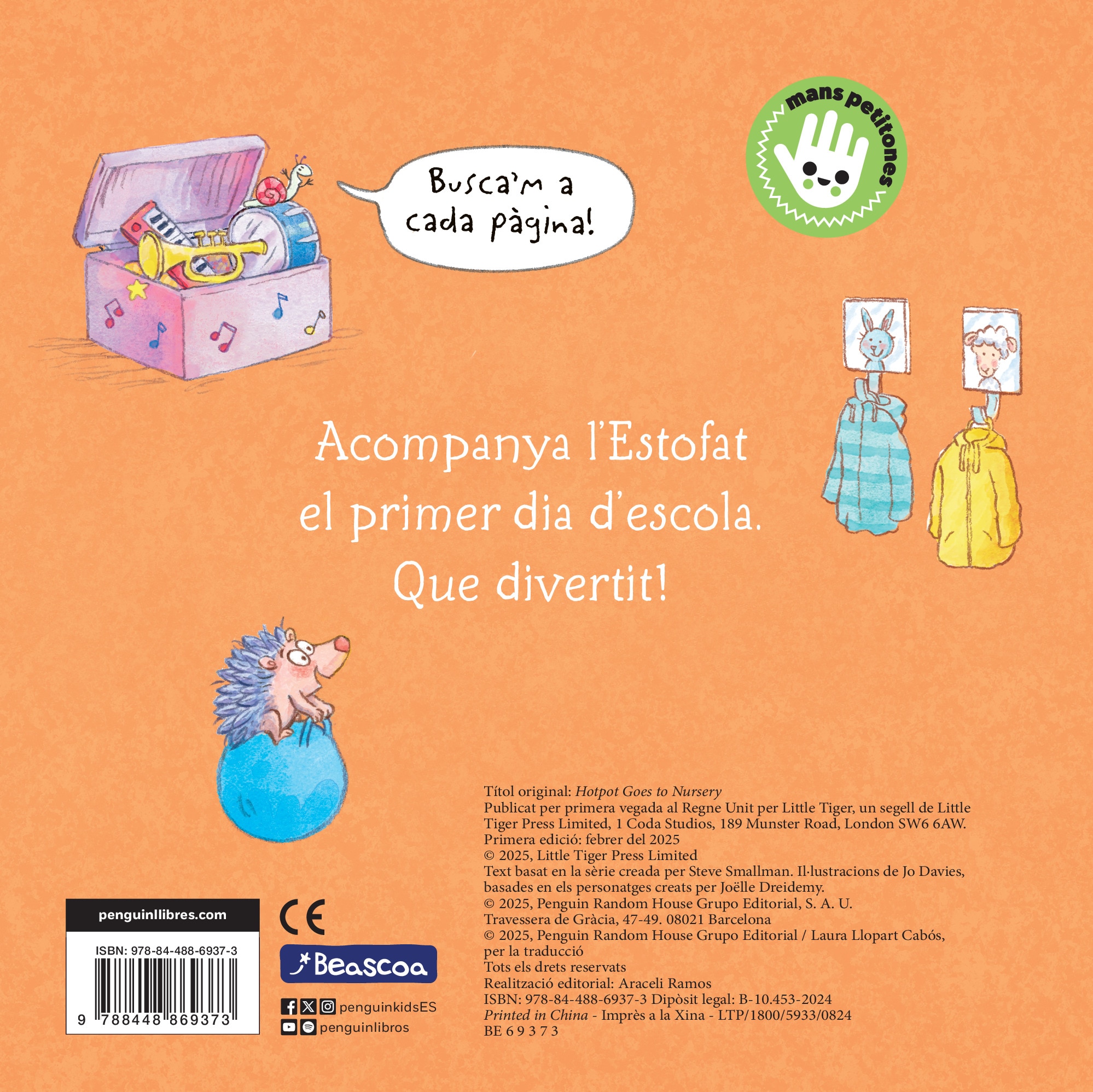 L'ovelleta va a l'escola (L'ovelleta que va venir a sopar. Llibre de cartró amb mecanismes) 2