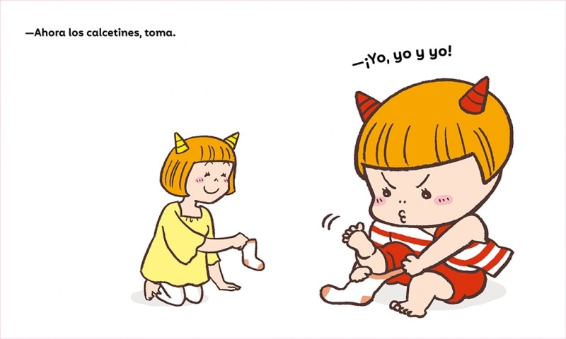 Lina Diablina 2 - ¡Yo, yo y yo!: Un cuento sobre vestirte solo cuando tienes 2 años (Capa dura) 5