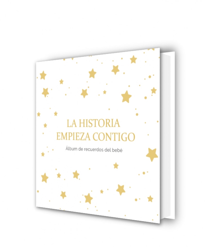 La historia empieza contigo: Álbum de recuerdos del bebé. Más de 70 páginas para fotos y espacio para escribir y dibujar. (Capa dura) 5