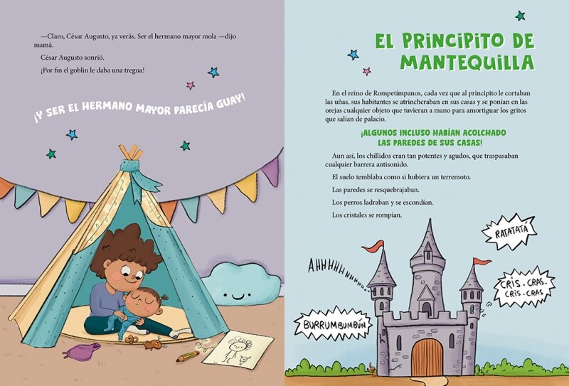 Cuentos divertidos para 3 años: Cinco cuentos cortos con diálogos sencillos y rimas tronchantes para leer en familia (Capa dura) 3